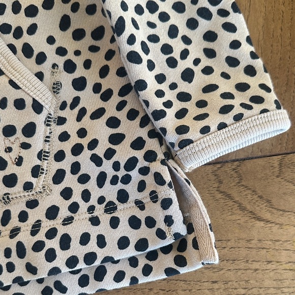 Girls XS (4-5) Crewcuts by J.Crew Polka Dot Turtleneck Sweater fleece lined - Picture 6 of 6